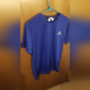 Adidas Blue Short Sleeve Tee for Active Comfort